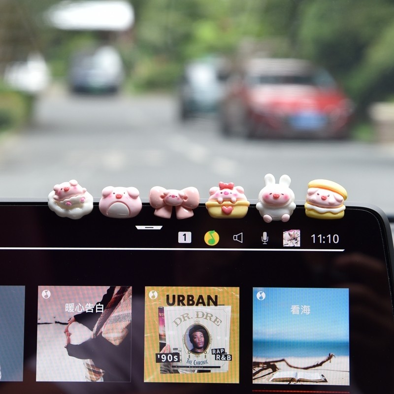 汽车显示屏中控台后照镜车内饰品摆件电动车卡通可爱装饰品小配件,汽车用品/电子/清洗/改装,摆件,淘宝优惠券,粉丝福利购,淘宝优惠卷