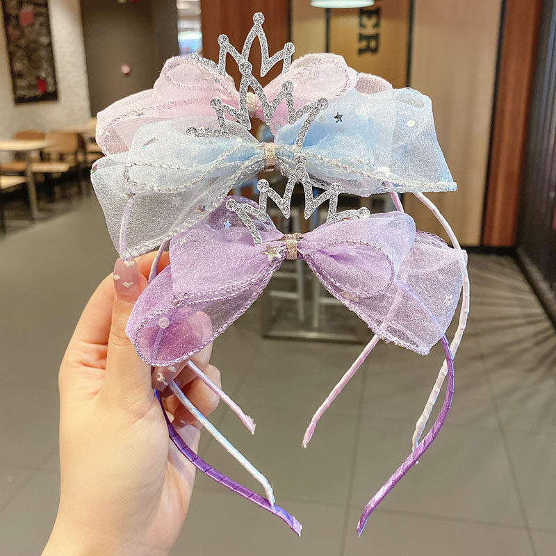 女童头纱皇冠发箍公主发卡宝宝儿童头饰闪光小女孩头箍拍照发饰,童装/婴儿装/亲子装,发饰,淘宝优惠券,粉丝福利购,淘宝优惠卷