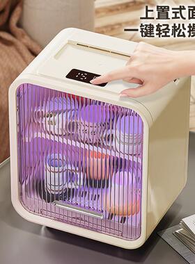 家用婴儿奶瓶沥水架消毒带盖碗筷辅食工具消毒柜收纳箱水杯置物架