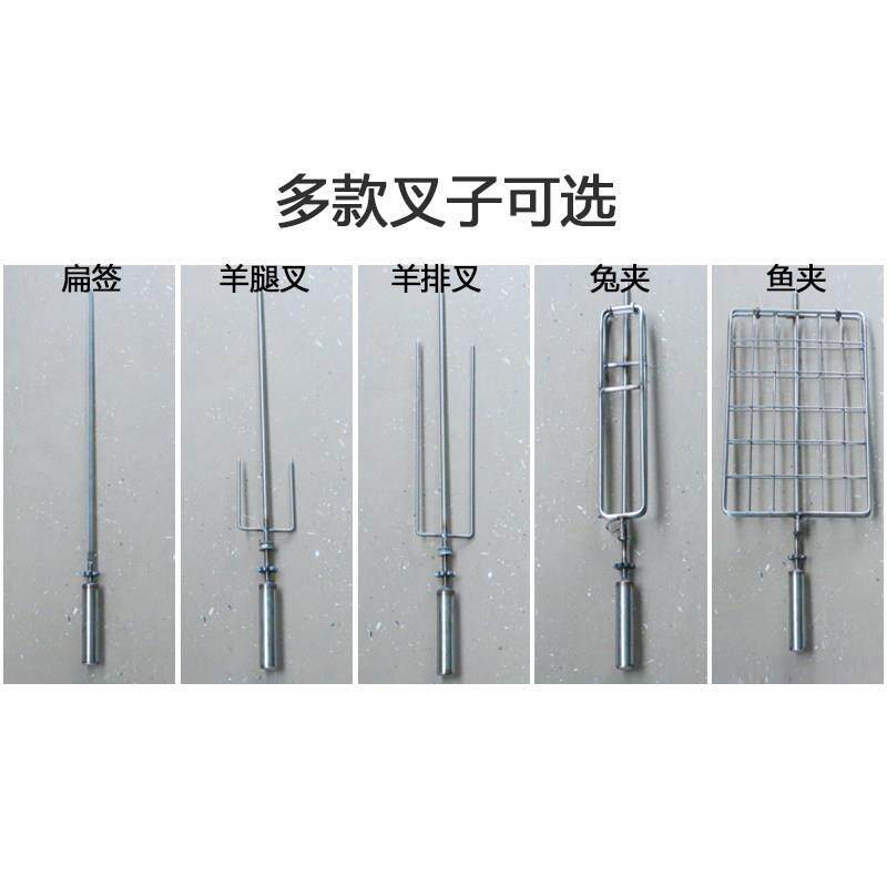 新款自动翻转旋转烤兔机王妈手撕烤兔羊腿羊排烤鱼专用烧烤炉厂家