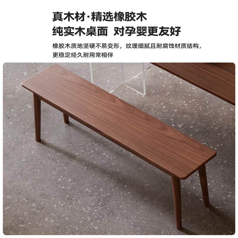 全实木家用长凳餐厅餐凳餐桌凳长条凳大板凳结实耐用卧室床尾凳