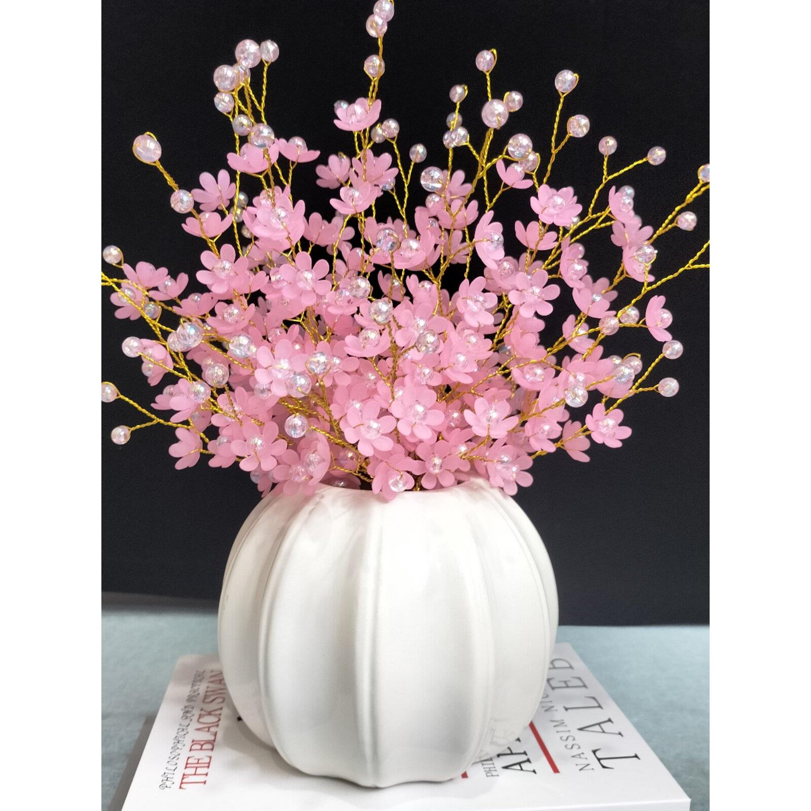 花艺彷真花花束餐桌装饰摆件假花 非成品 赠教程
