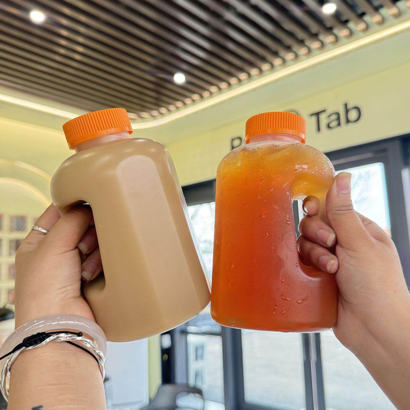 网红同款咖啡桶750ml耐高温PP大容量塑料瓶果汁饮料可循环吨吨桶