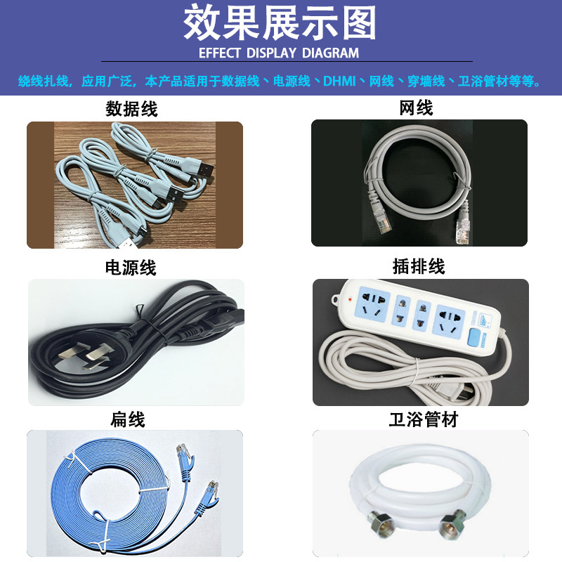 全自动绕线扎线机网线数据线电源线扎带机USB线圈卷线捆扎机扎管