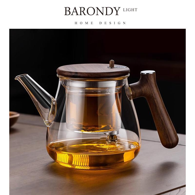 飘逸杯家用玻璃内胆泡茶壶2026新款一键过滤冲茶器茶水分离沏茶壶