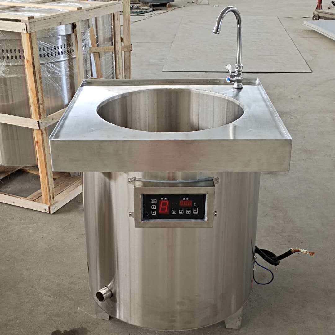 不锈钢燃气节能汤桶煮牛羊肉汤锅卤肉锅商用保温加厚大容量高汤锅