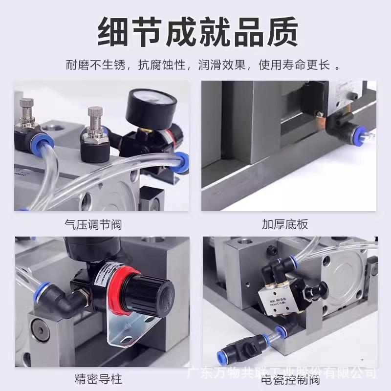 精密气动虎钳夹具cnc机加工中心数控机床固式重型台钳平口钳夹具