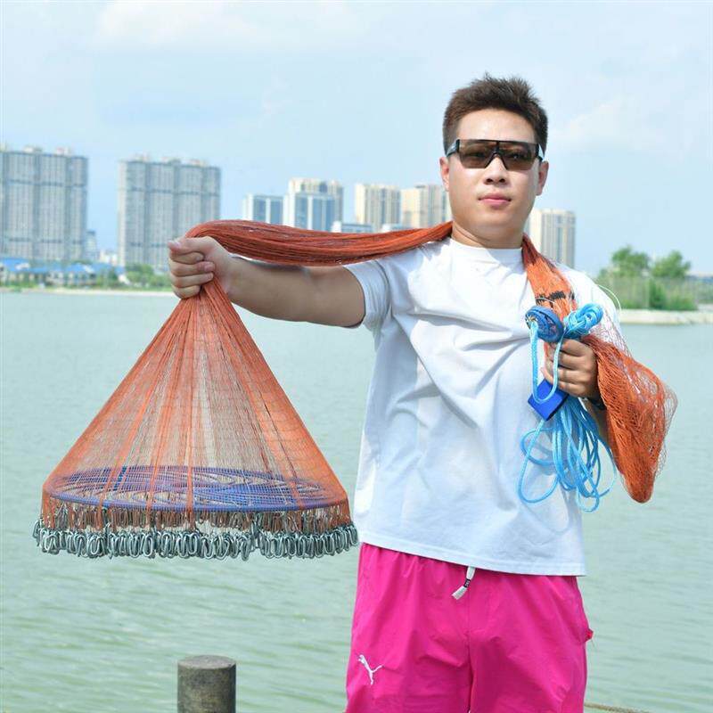 渔网撒网捕鱼网甩网自动甩网捕鱼鱼网/虾笼/其它渔具