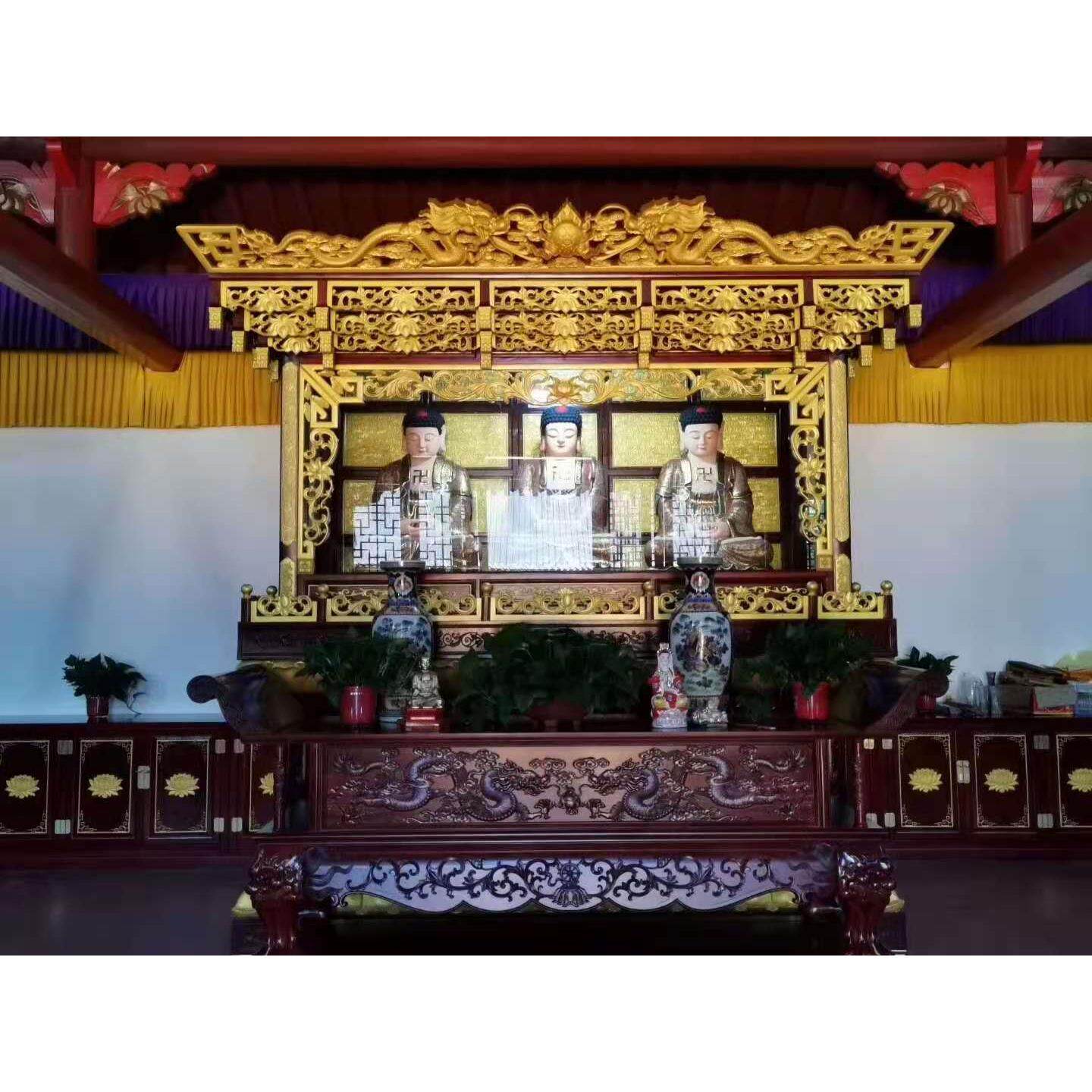 实木案台供桌香樟木神柜翘头案神楼佛台供奉贡桌实木神龛佛龛定制