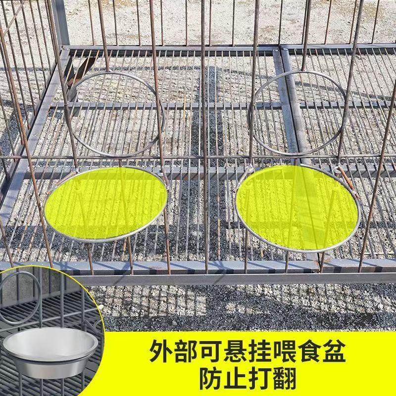 钢筋狗笼中大型犬室外狗笼实心角铁焊接大狗笼狗舍专用狗笼