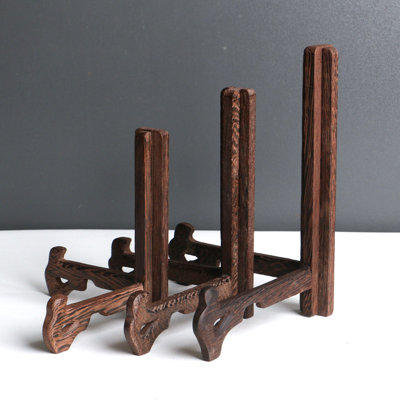 普洱茶饼托架装饰盘架子相框实木鸡翅木摆件架工艺品盘子盘架支架,家居饰品,装饰坐盘/挂盘,淘宝优惠券,粉丝福利购,淘宝优惠卷