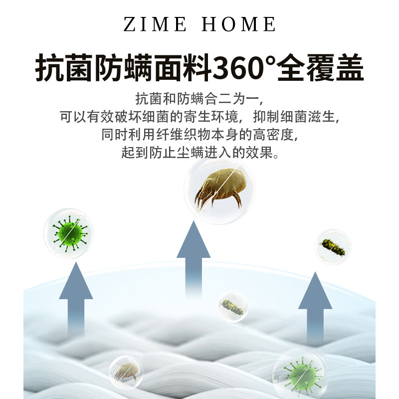 100支500根阻螨床单单件埃及棉纯棉高档母婴级A类三件套床笠秋冬