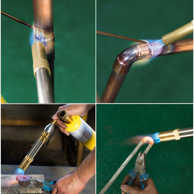 无氧曼普MAPP液化气焊枪喷火枪铜铝铁不锈钢焊接加热焊铜管铝水箱
