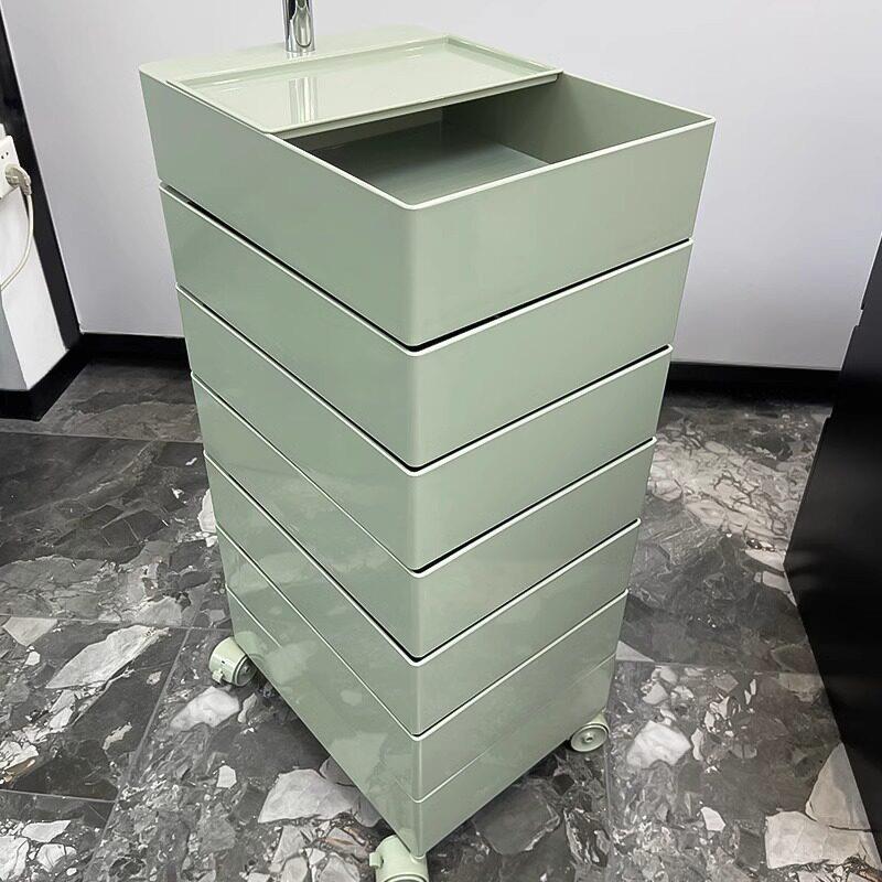 高端理发店推车发型师美发美容烫染工具车发廊专用工具推车杠车柜