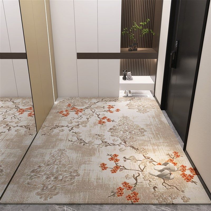 新中式入户门地垫进门门垫大门口防滑垫高端定制家用地毯玄关脚垫,居家布艺,入户地垫,淘宝优惠券,粉丝福利购,淘宝优惠卷