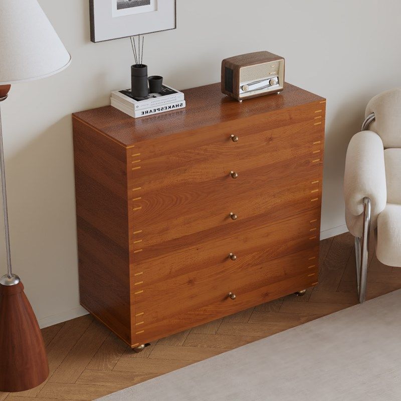 穆瑞五斗柜中古风沙发边柜入户玄关柜置物柜移动收纳柜卧室床尾柜,住宅家具,斗柜,淘宝优惠券,粉丝福利购,淘宝优惠卷