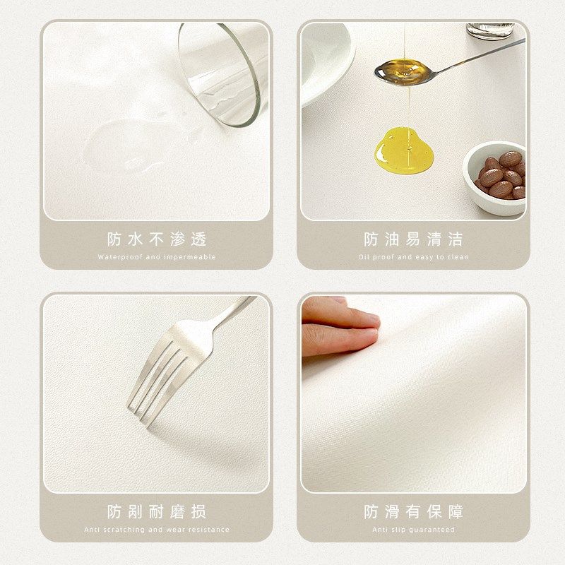 餐桌桌垫美式复古高级感防水防油桌布免洗皮革耐高温易打理茶几垫,居家布艺,桌布,淘宝优惠券,粉丝福利购,淘宝优惠卷