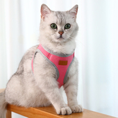 狗狗牵引绳小型犬泰迪比熊博美反光透气胸抱婴袋可调节幼犬遛狗炼