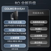 COLMO净矿厨下家用母婴直饮净饮水机RO反渗透过滤器管线机套装
