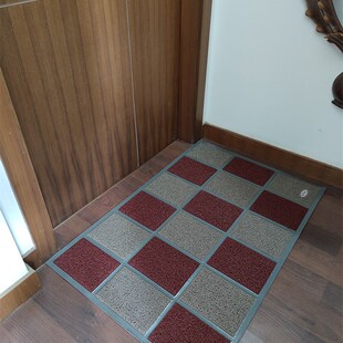 入户门地垫进门门垫家用地毯入户大门入门门厅丝圈踩脚垫门口格子