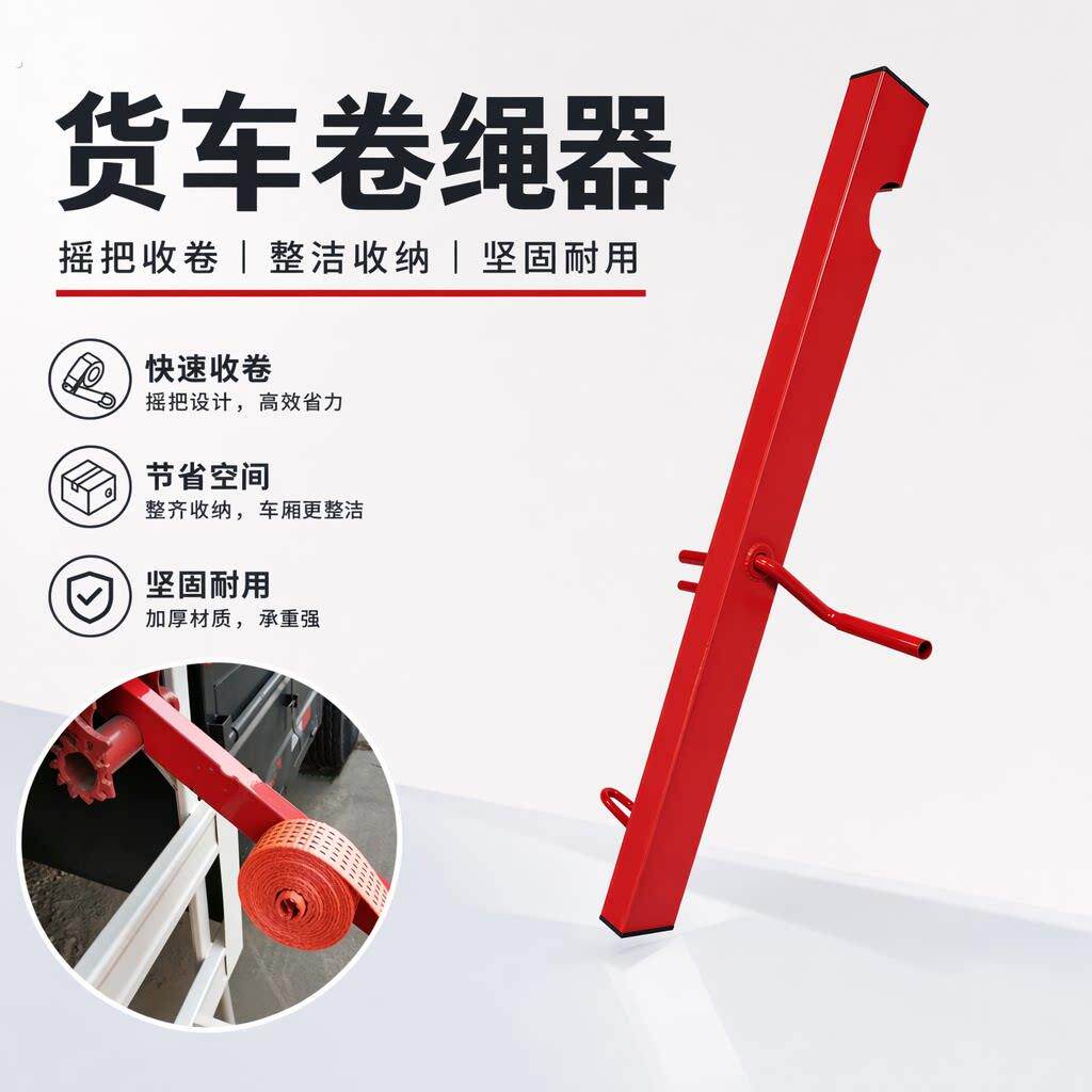 新款货车扁带收绳器司机好帮手煞车绳绑带便捷卷绳器手摇式卷绳器