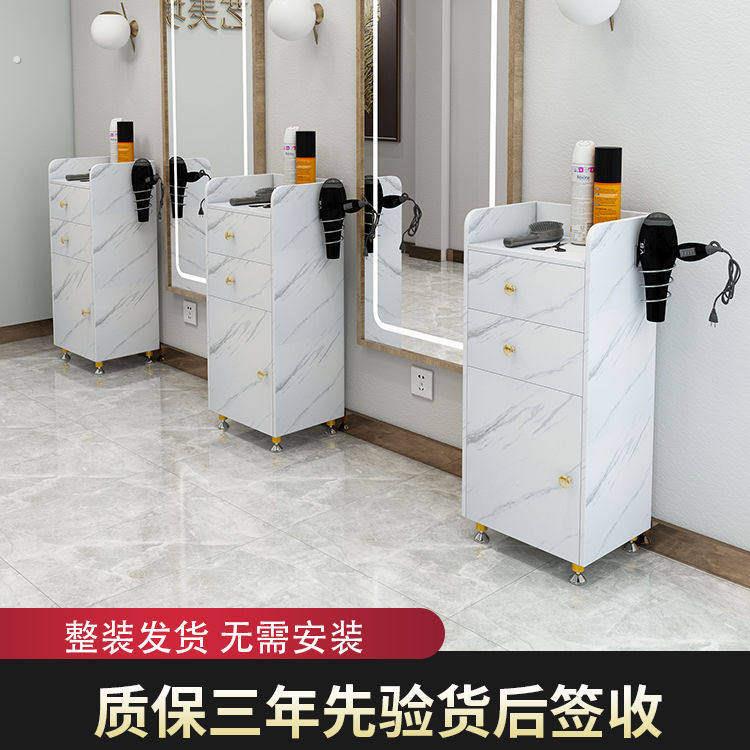 美发工具柜发廊工具车复古理髲店抽屉式专用多功能推车镜台小柜子