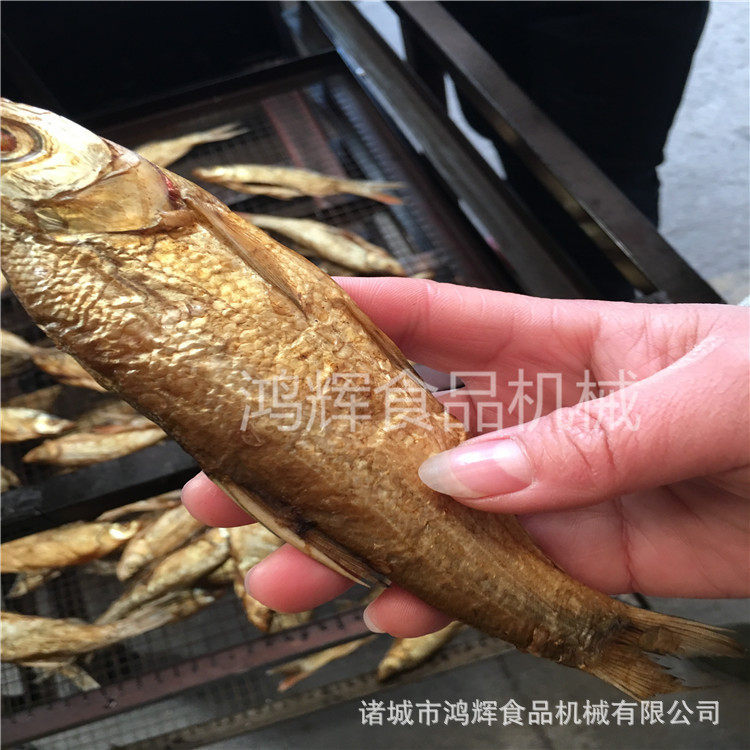 全自动小型烟熏炉 鱼干烘烤干机 50型出口牛肉干熏干机 鸿辉现货