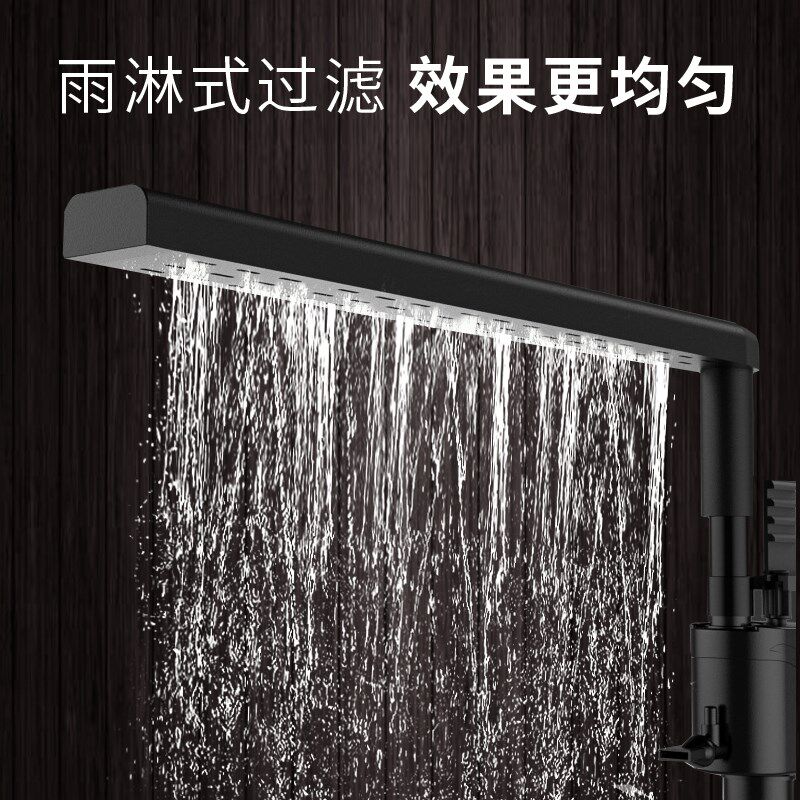 金利佳鱼缸过滤器三合一净水循环小型上滤系统顶滤外置滤盒循环泵