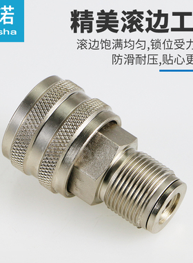 螺纹式液压快速接头70Mpa超高压快速接头H504/16*1.5/10*1.5/H506