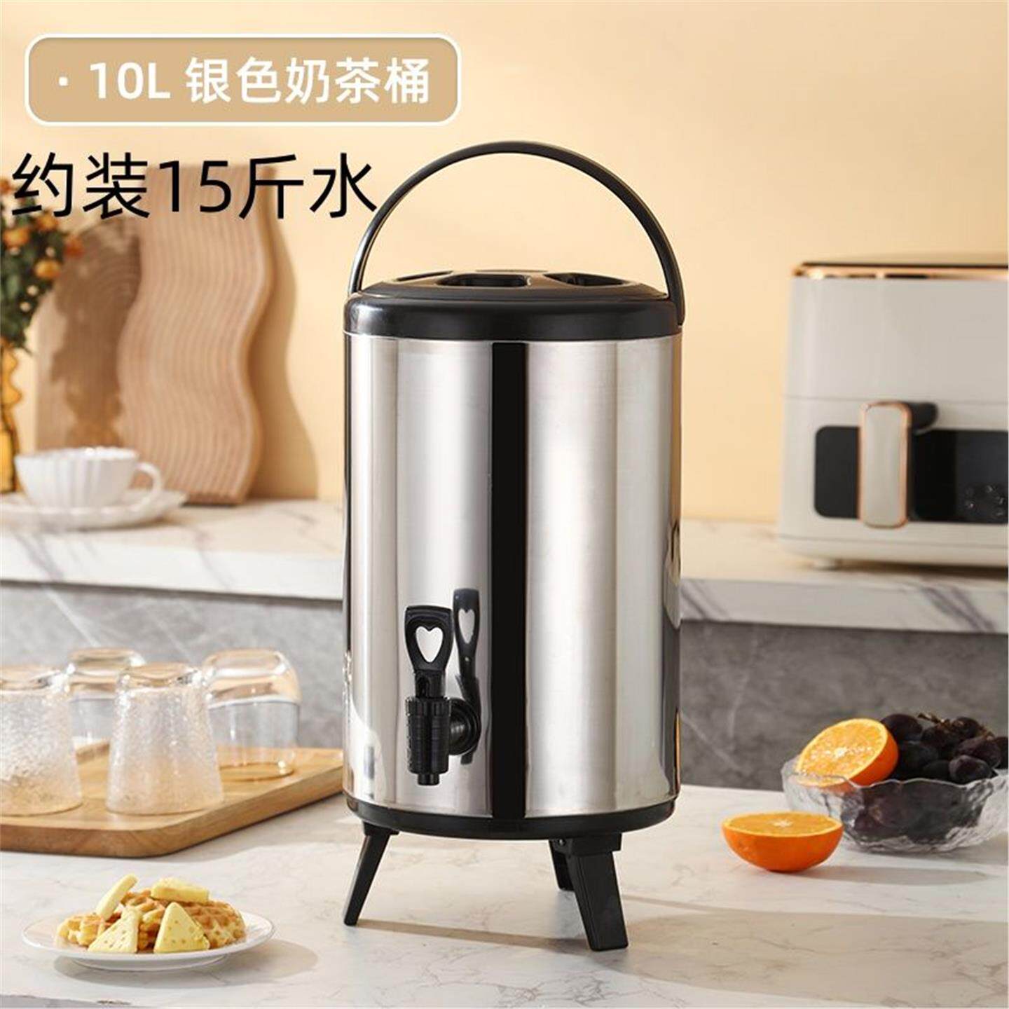 保温桶奶茶专用大容量加厚商用冷热店不锈钢店保奶茶豆浆奶茶摆摊