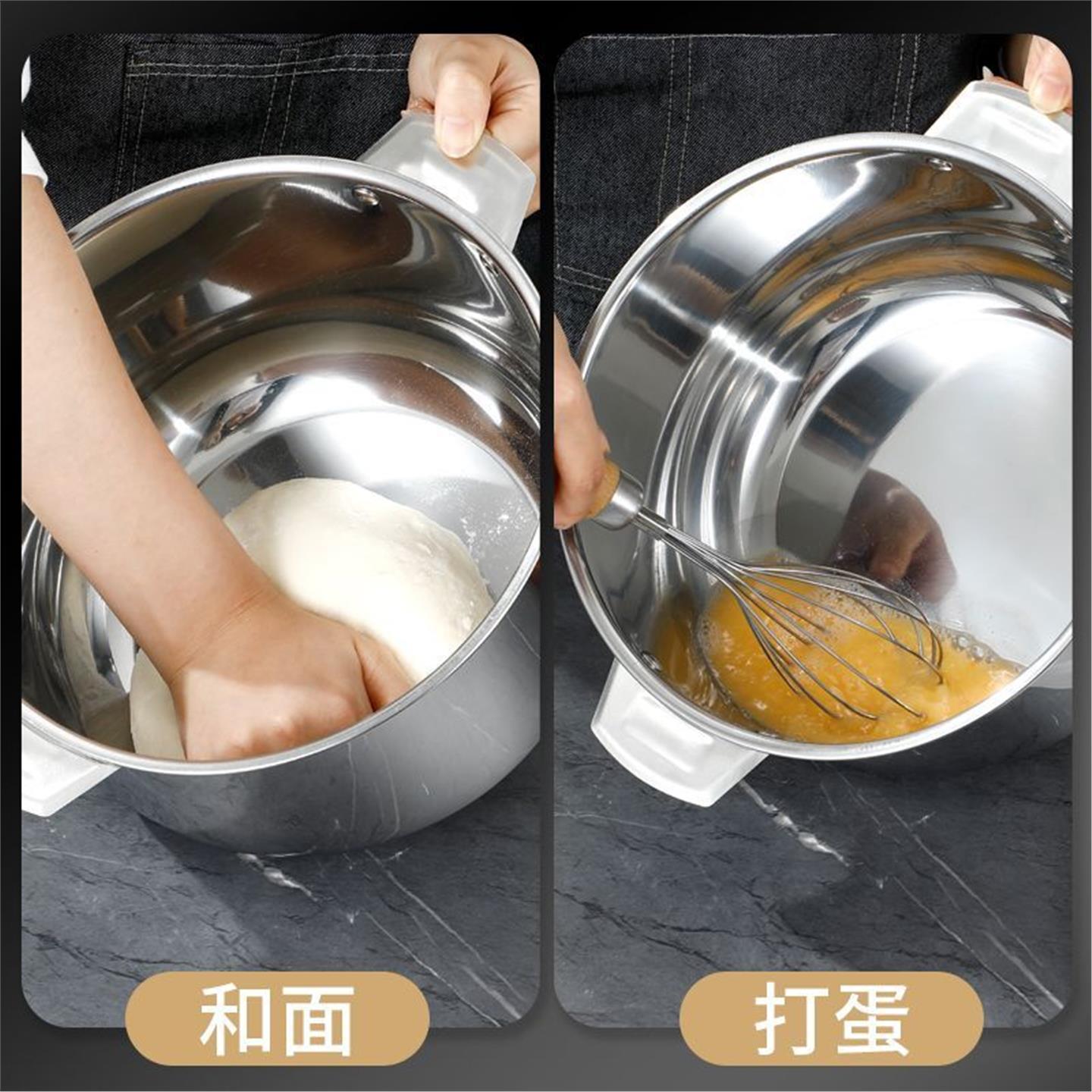 316不锈钢一体成型猪油锅