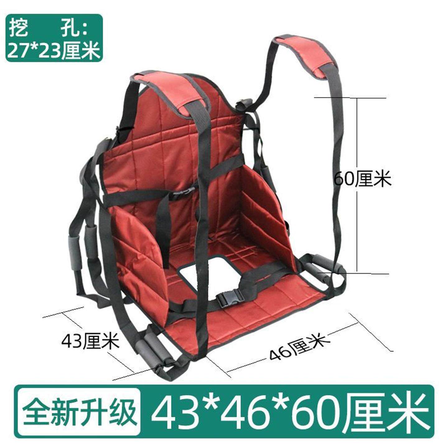 带老人抬轮椅担架转移搬运