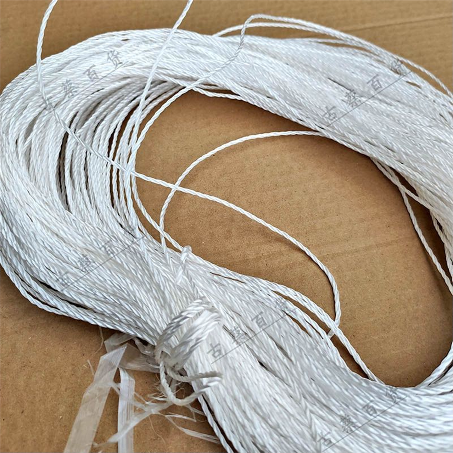 尼龙绳绑细白色拉线工地腊