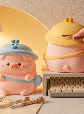 嘟嘟猪存钱罐2024新款只进不出可存可取男女孩儿童礼物耐摔大容量
