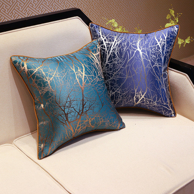 中式抱枕中国风轻奢沙发靠垫办公室腰枕古典靠枕套床头大靠背靠包