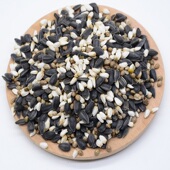 麻子油葵红花籽三合一混合粮鸽子仓鼠鹦鹉饲料火麻子黑瓜子白瓜子