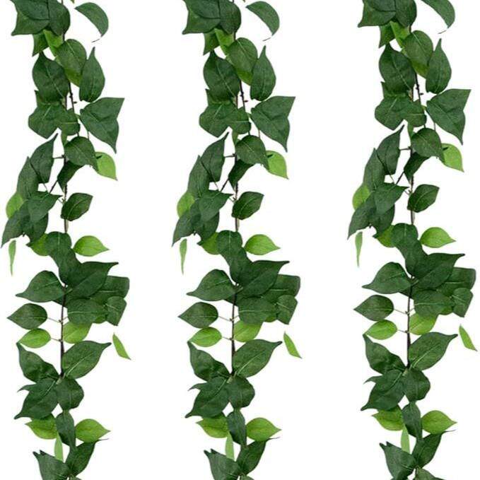 仿真爬山虎绿叶塑料吊顶装饰藤条植物藤蔓室内管道壁挂假树叶装饰