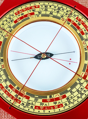 新款罗盘高精度黄铜3寸强磁63大天池铝镁合金专业随身罗经仪罗庚