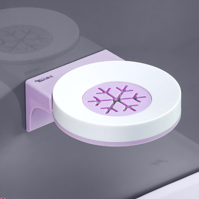 嘉宝肥皂盒壁挂浴室免打孔香皂盒创意海绵架香皂架皂托皂网置物架