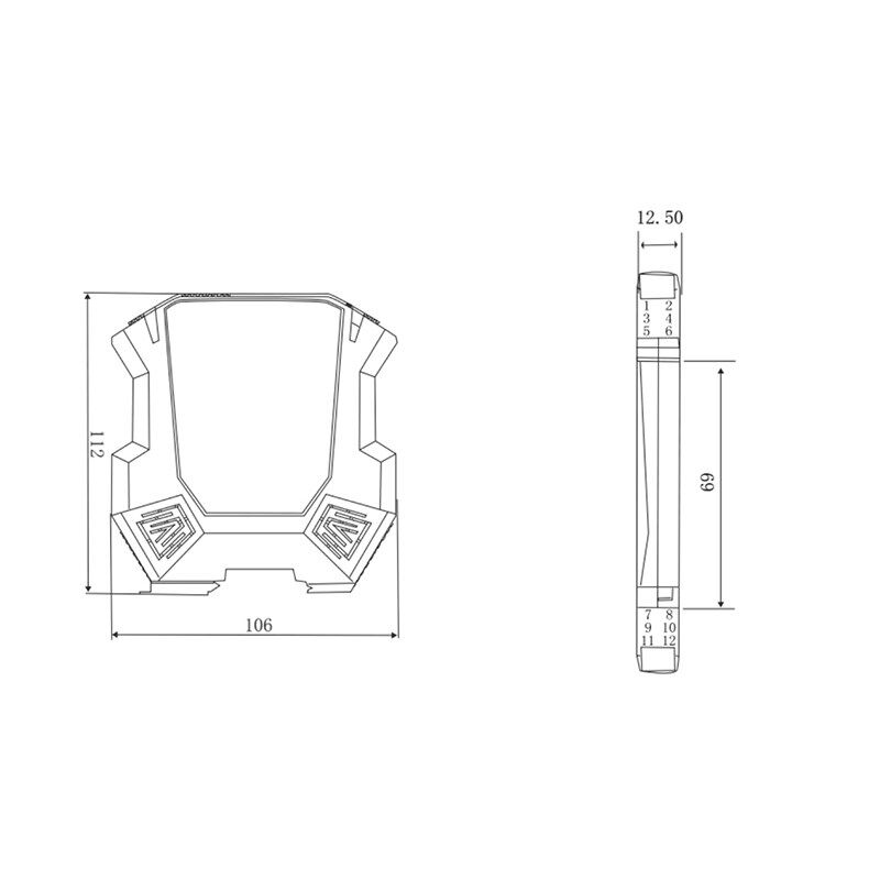 称重传感器高精度信号变送器放大模块重量压力配件转换电子秤隔离