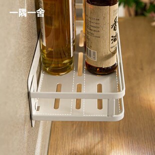 一隅一舍家用免打孔调料架日式多功能厨房置物架墙上壁挂式收纳架