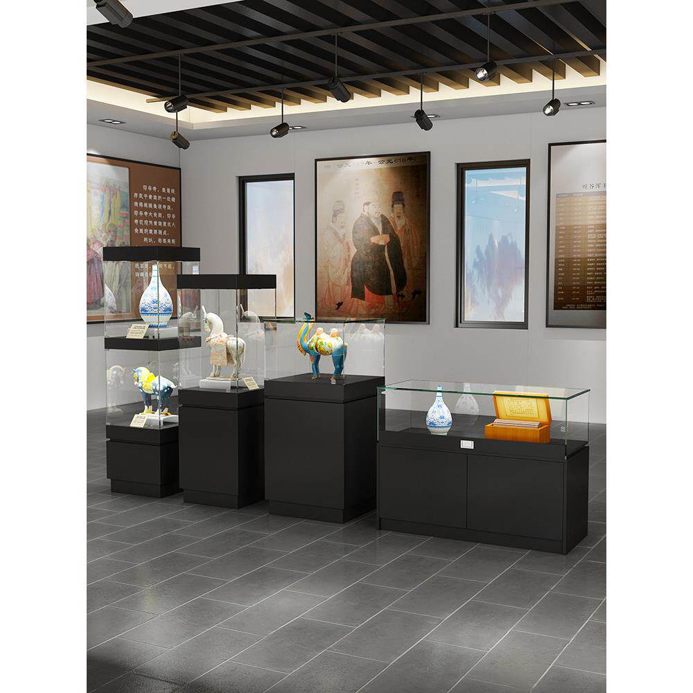 玻璃展示柜古董瓷器奇石雕像柜展览柜展台博物馆文物展柜珠宝柜台