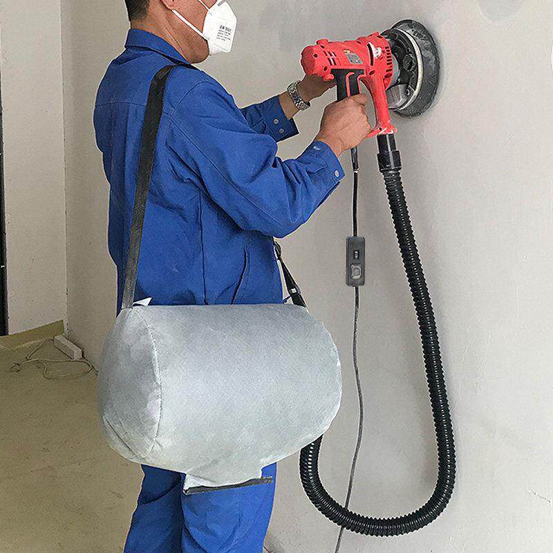 普力捷墙面打磨机腻子电动砂纸机无尘自吸多功能无死角墙壁磨墙机