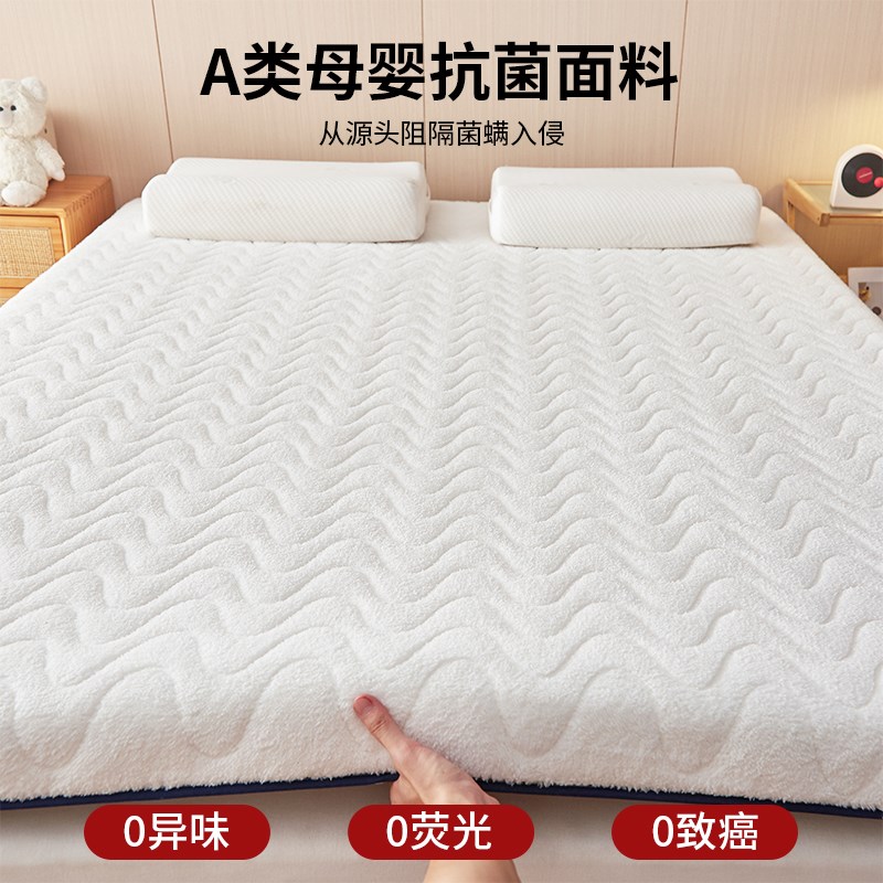羊羔绒床垫软垫家用卧室床褥垫冬季加厚保暖牛奶绒褥子榻榻米垫子