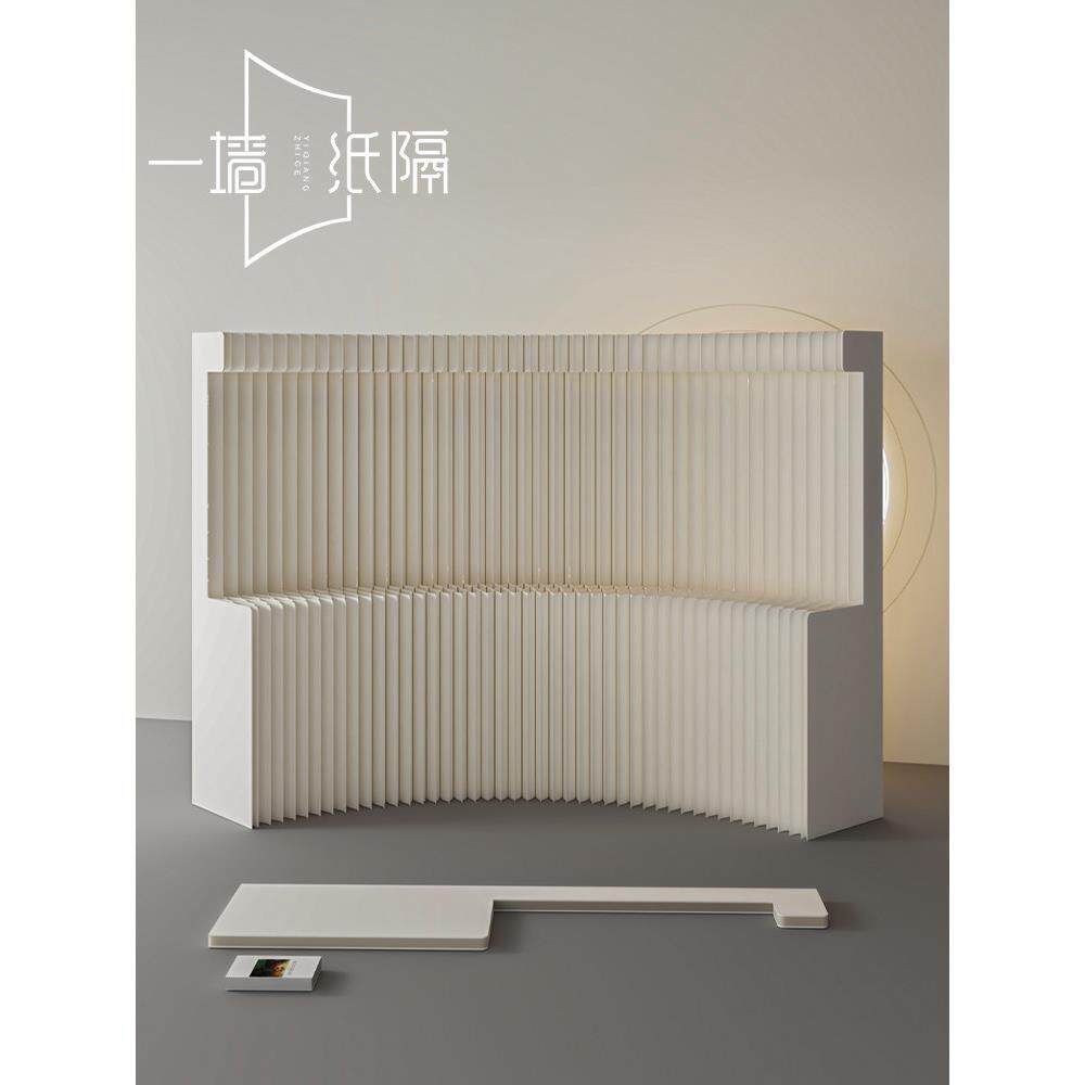 纸屏风隔断储物间摊位墙办公室美容院隔断挡板房间隔断破墙简易自