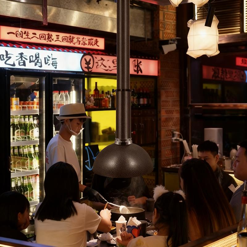 烤肉店伸缩排风管烤肉排烟管吸烟其它烧烤用品