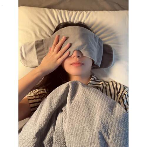 深睡眠重力眼罩考研党高质量睡眠头巾男女生早睡养肤神器遮光眼罩