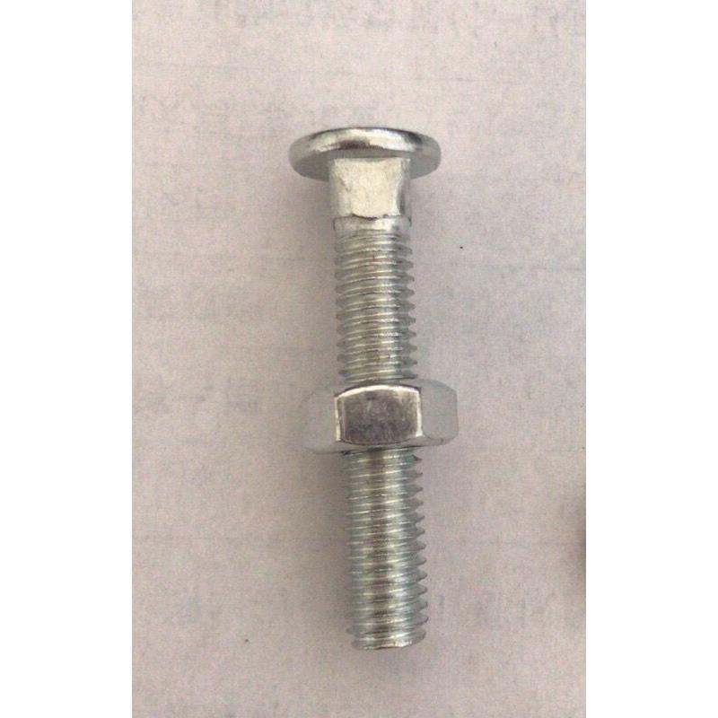 大棚配件固定器上专用螺丝304马车栓T型螺栓半圆头内四角螺丝镀锌