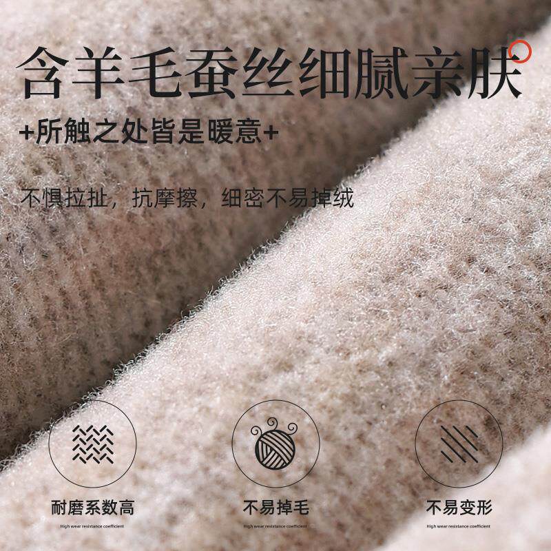 男士棉裤冬季加绒加厚高腰大尺码护膝护腰东北特厚打底羊羔绒保暖