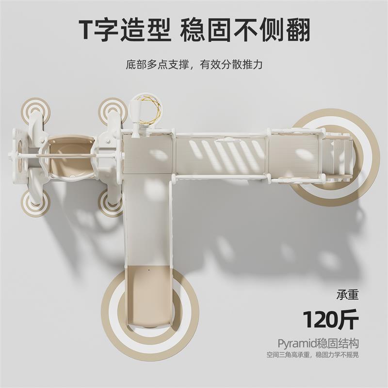滑滑梯儿童室内家用宝宝滑梯秋千二合一家庭多功能游乐场小型乐园